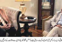 سابق چیف جسٹس سپریم کورٹ افتخار محمد چودھری